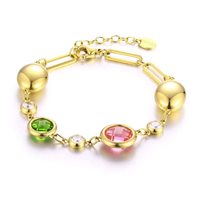 Bracelet Brand Woman Aurea in  Surgical steel  Cristallo 09BR012